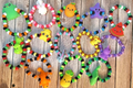 Squishy Animal and Fruit Charm Kandi Bracelets